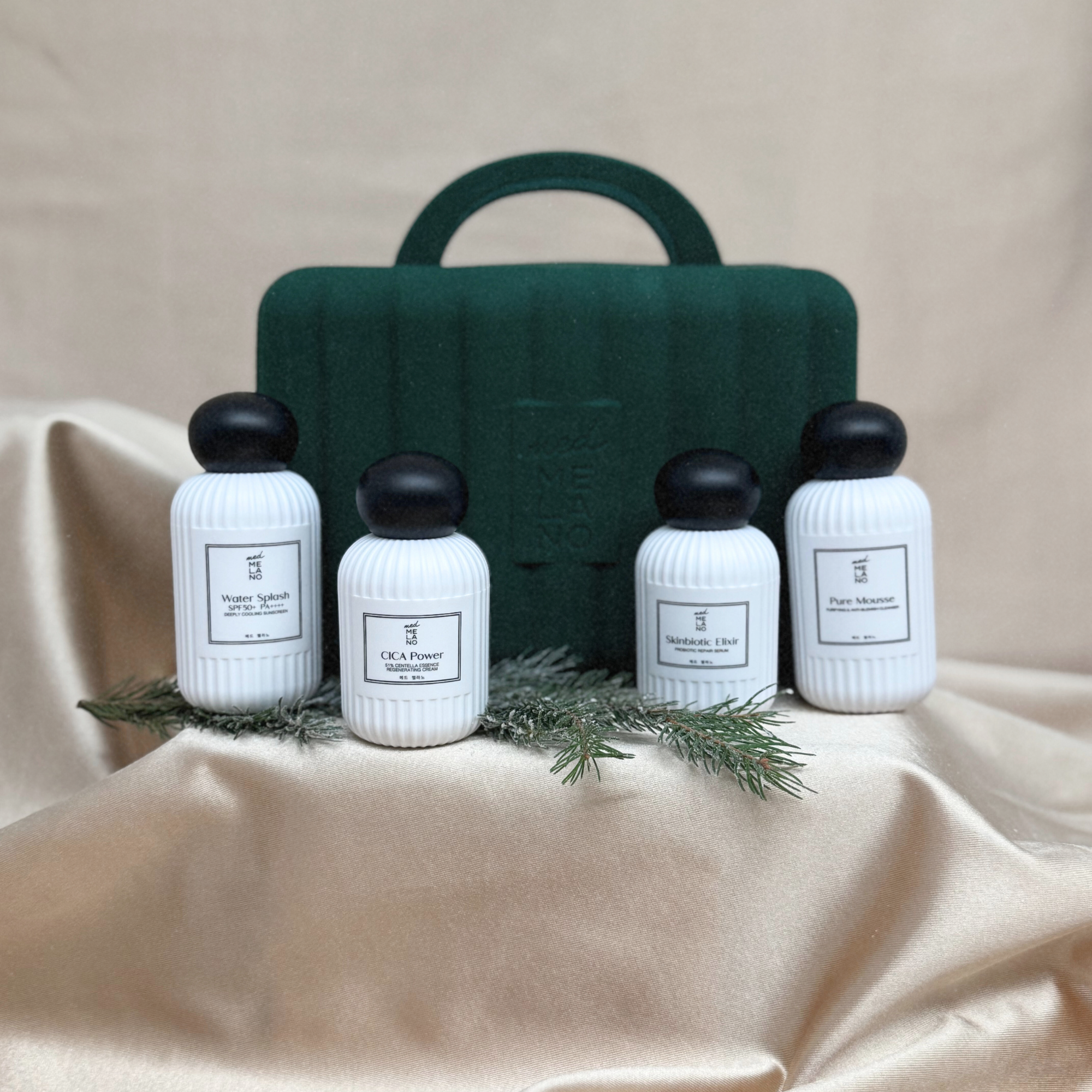 MedMelano Merry Cica- Świąteczny Zestaw Regenerująco-Kojący w Kuferku Merry_Cica
