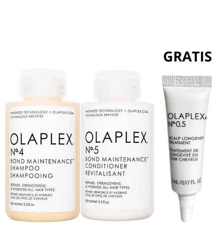Zestaw Olaplex No.4 Bond Maintenance Shampoo 100ml +Olaplex No. 5 Bond Maintenance Conditioner 100ml + Olaplex 0,5 5ml Gratis