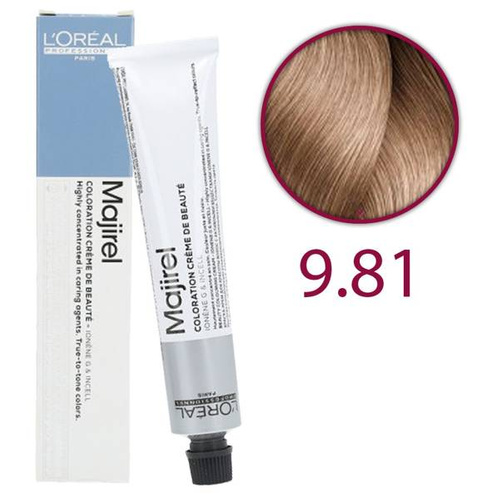 L'oreal Majirel Farba Do Włosów Permanentna 9.81 Bardzo Jasny Blond Perłowo-Popielaty 50ml