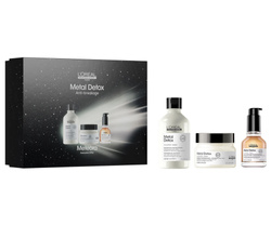 L'Oréal Professionnel Meteora Metal Detox- Zestaw do Włosów Farbowanych i Zniszczonych Trio