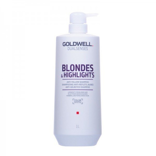 Goldwell Dualsenses Blondes & Highlights Anty Yellow Szampon Neutralizujący Do Włosów Blond 1000ml