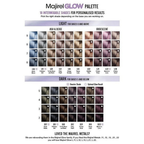 L'oreal Majirel Glow Farba Do Włosów Permanentna Dark Base .01 To The Moon And Back 50ml