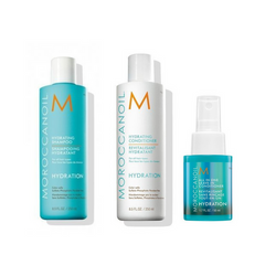 Moroccanoil Hydration Zestaw Nawilżenie Włosów Szampon 250ml + Odżywka 250ml + Spray 50ml