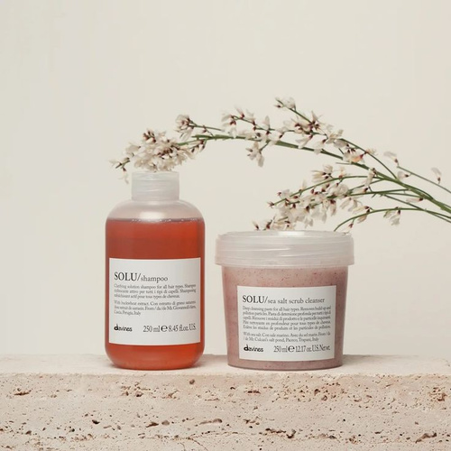 Davines Solu Szampon Do Włosów Odświeżający i Głęboko Oczyszczający 250ml