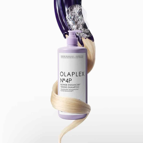 Olaplex No.4P Blonde Enhancer Toning Shampoo- Regenerujący Szampon Tonujący do Włosów Blond 1000ml 