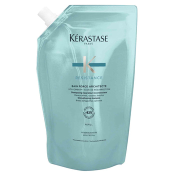 Kérastase Resistance Bain Force Architecte- Regenerująca Kąpiel do Włosów Zniszczonych. Opakowanie Uzupełniające 500ml