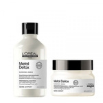 L'Oréal Professionnel Meteora Metal Detox Duo- Zestaw do Włosów Farbowanych i Zniszczonych Duo