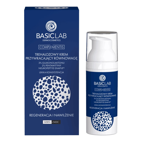 BasicLab- Serum z Trehalozą 10% i 5% Peptydem Nawilżenie i Wypełnienie 30ml