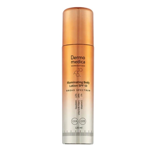 Dermomedica Illuminating Body Lotion SPF 50- Rozświetlający Lotion do Ciała SPF 50 120ml - termin do 04.2026