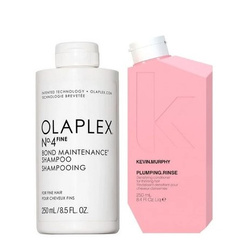 Zestaw Kevin Murphy Plumping Rinse 250ml + Olaplex No. 4 Fine Szampon 250ml