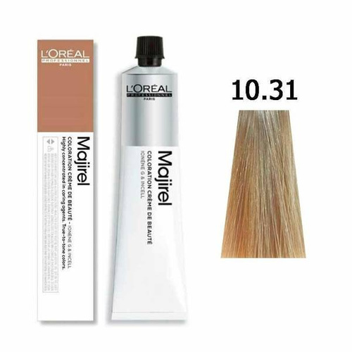 L'oreal Majirel Farba Do Włosów Permanentna 10.31 Bardzo Jasny Blond Złocisto-Popielaty 50ml