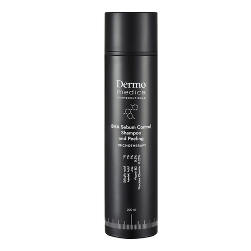 Dermomedica BHA Sebum Control Shampoo and Peeling- Trychologiczny Szampon i Peeling Oczyszczający 200ml