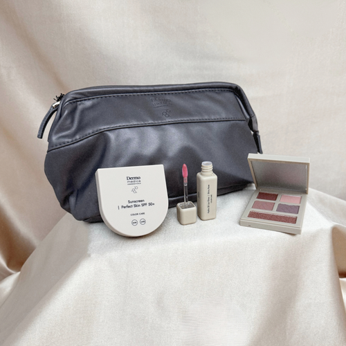 Dermomedica Midnight Sparkle Świąteczny Zestaw Pielęgnacyjny do Makijażu z Elegancką Kosmetyczką