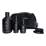 Dermomedica Zestaw Ultimate TrichoCare Gift Set- Zestaw Szampon 300ml + Ceramidowa Odżywka 60ml + Serum na Włosy 60 ml + Jedwabne Gumki 3szt