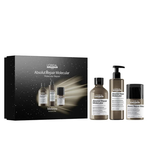 L'Oréal Professionnel Meteora Absolut Repair Molecular- Regenerujący Zestaw Prezentowy do Włosów Zniszczonych