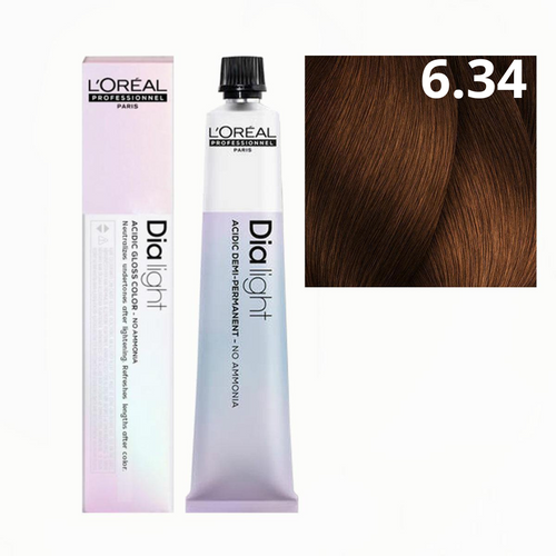 L'oreal Dia Light Farba Do Włosów Półtrwała 6.34 50ml