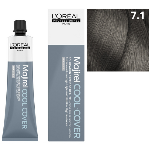 L'oreal Majirel Cool Cover Farba Do Włosów 7.1 Blond Popielaty 60ml