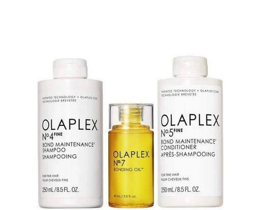 Zestaw Olaplex No.4 Fine + Olaplex No.5 Fine + Olaplex No.7 Bonding Oil 60 ml