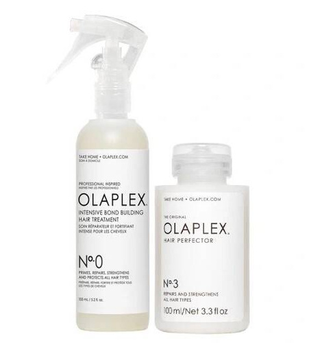 Zestaw Olaplex No.0 Intensive Bond Builder 155ml, Olaplex No.3 Hair Perfector 100ml - Intensywna Kuracja Regeneracyjna