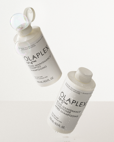 Olaplex No. 4 Fine Bond Maintenance 250ml i No. 5 Fine Bond Maintenance 250ml -Regenerujący Zestaw Stworzony z Myślą o Delikatnych i Cienkich Włosach