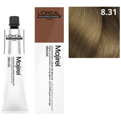 L'oreal Majirel Farba Do Włosów Permanentna 8.31 Jasny Blond Złocisto-Popielaty 60ml