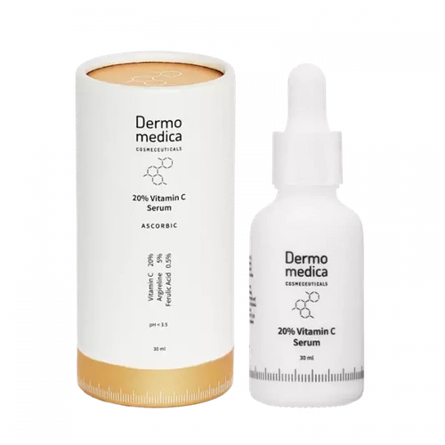 Dermomedica 20% Vitamin C Serum- Aktywne Serum do Twarzy z 20% Witaminą C i Kwasem Ferulowym 30ml
