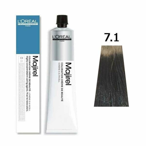 L'oreal Majirel Farba Do Włosów Permanentna 7.1 Blond Popielaty 50ml