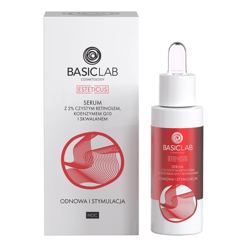 BasicLab-Serum z czystym retinolem 2%, Odnowa i Stymulacja 30ml