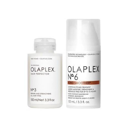 Zestaw Olaplex No.3 Hair Perfector Kuracja 100ml, Olaplex No.6 Bond Smoother 100ml
