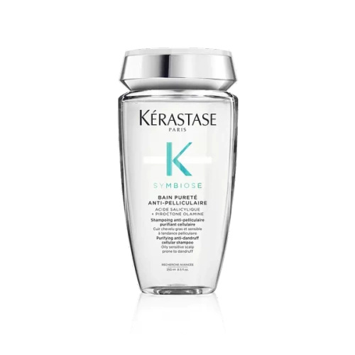 Kérastase Symbiose Bain Pureté Przeciwłupieżowa Kąpiel Do Przetłuszczającej Się i Wrażliwej Skóry Głowy 250ml