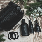 Dermomedica Zestaw Ultimate TrichoCare Gift Set- Zestaw Szampon 300ml + Ceramidowa Odżywka 60ml + Serum na Włosy 60 ml + Jedwabne Gumki 3szt