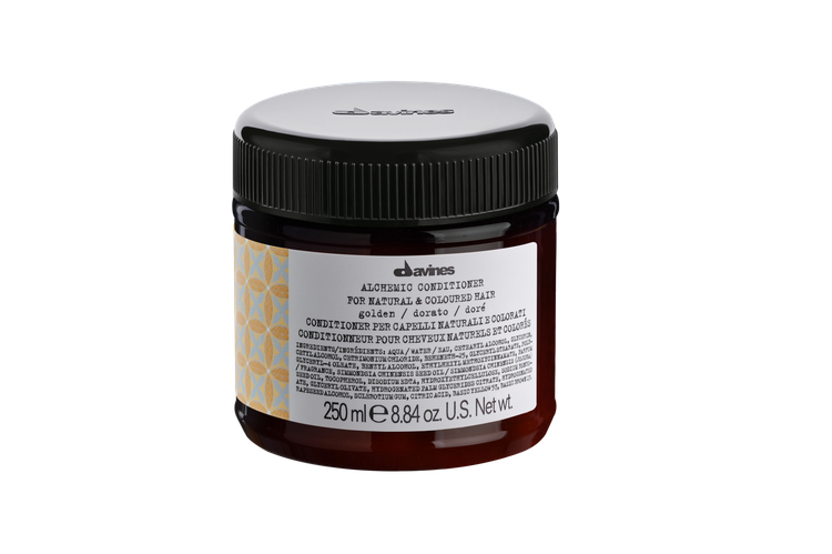 Davines Alchemic Golden Odżywka Podkreślająca Kolor Włosy Złoty Blond 250ml