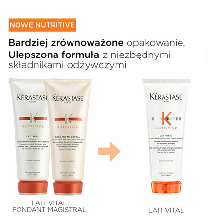 Kérastase Nutritive Lait Vital Odżywcze Mleczko do włosów cienkich i normalnych 200ml