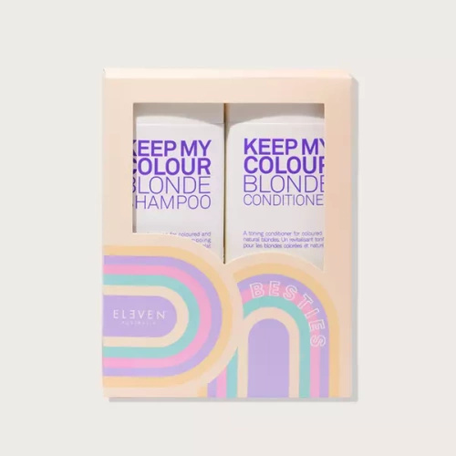 Eleven Australia Bestie Duet Blondie Zestaw Do Włosów Blond Szampon 300ml i Odżywka 300ml