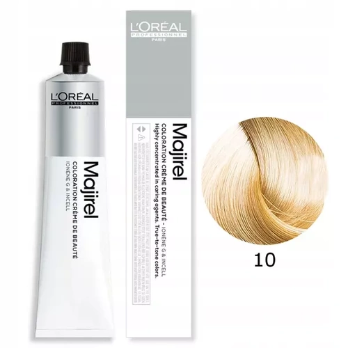 L'oreal Majirel Farba Do Włosów Permanentna 10 Super Jasny Blond 50ml