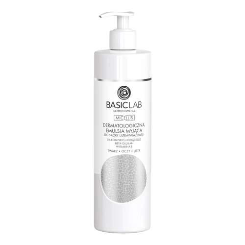 BasicLab- Dermatologiczna Emulsja Myjąca do Skóry Ultrawrażliwej 300 ml