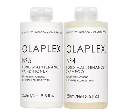 Zestaw Olaplex No.4 250ml i No.5 250ml do odbudowy włosów zniszczonych 