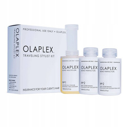 Olaplex Mały Traveling Stylist Kit, No.1 100ml + 2xNo.2 100ml, Zestaw do Regeneracji Włosów 3x 100ml