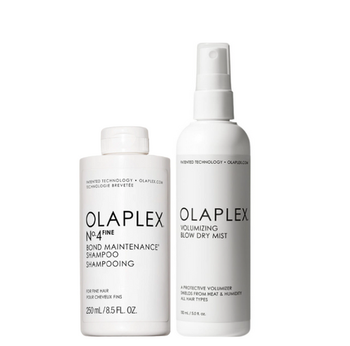  Zestaw OLAPLEX Szampon No.4FINE 250 ml + Mgiełka Volumizing Blow Dry Mist 150 ml