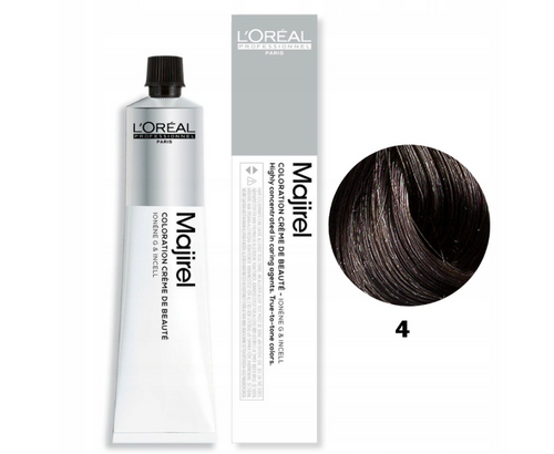 L'oreal Majirel Farba Do Włosów Permanentna 4 Brąz 50ml