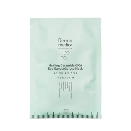 Dermomedica Healing Ceramide CICA Eye Nanocellulose Mask- Nanocelulozowa Terapeutyczna Maska na Okolice Oczu 1szt.