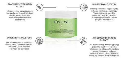 Kérastase Fusio Scrub Apaisant Peeling Kojący Dla Wrażliwej Skóry Głowy 250ml