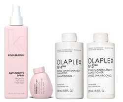 Zestaw  – Olaplex No.4 Fine + Olaplex No.5 Fine + Kevin Murphy Anti Gravity Spray + Kevin Murphy Powder Puff 14g
