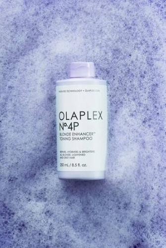 Olaplex No.4P Blonde Enhancer Toning Shampoo Fioletowy Szampon Do Włosów Blond 250ml