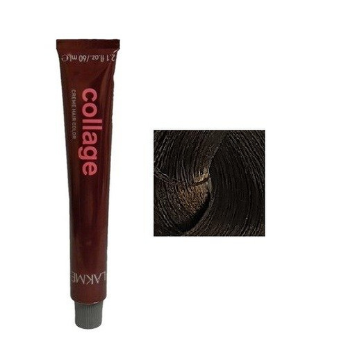 Lakme Collage Farba Do Włosów Trwale Kryjąca 7/06 Warm Medium Blonde 60ml