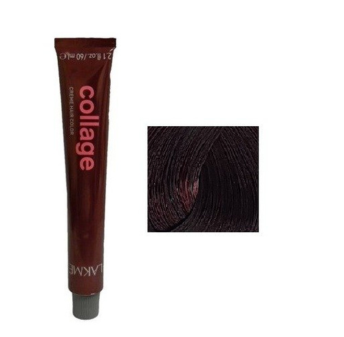 Lakme Collage Farba Do Włosów Trwale Kryjąca 5/52 Violet Mahogany Light Brown 60ml