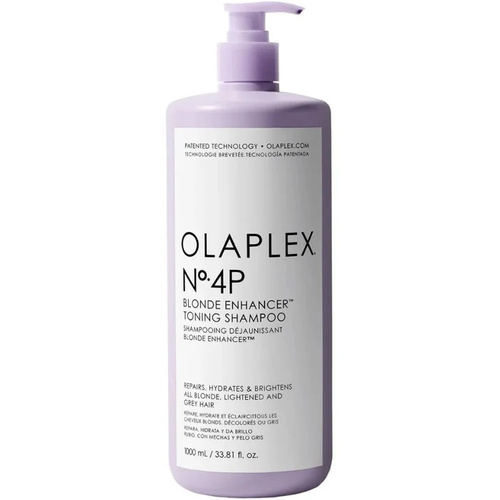 Olaplex No.4P Blonde Enhancer Toning Shampoo- Regenerujący Szampon Tonujący do Włosów Blond 1000ml 