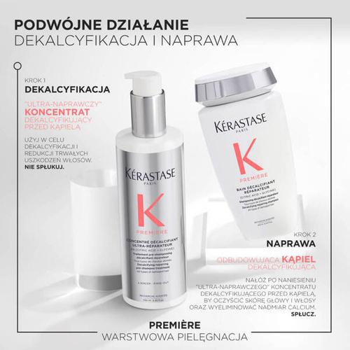 Kérastase Première Odbudowująca Kąpiel Dekalcyfikująca Do Włosów Zniszczonych 250ml