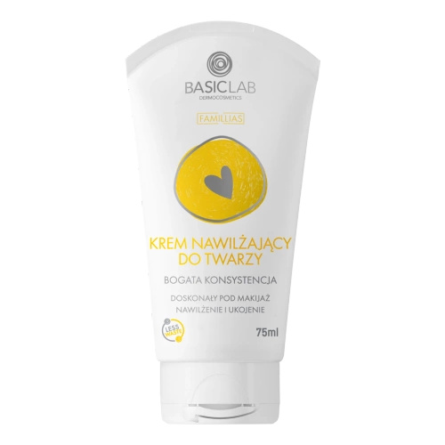 BasicLab- Krem Nawilżający do Twarzy Bogata Konsystencja 75 ml