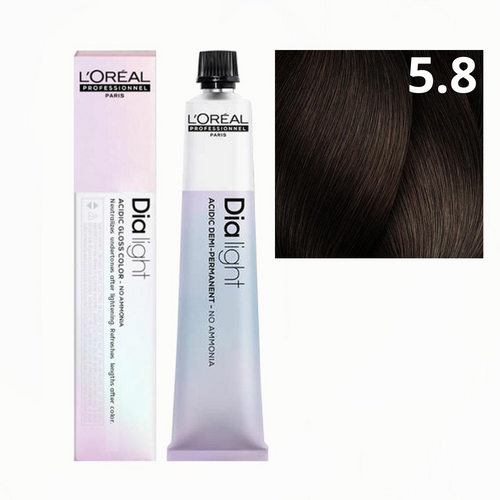 L'oreal Dia Light Farba Do Włosów Półtrwała 5.8 50ml